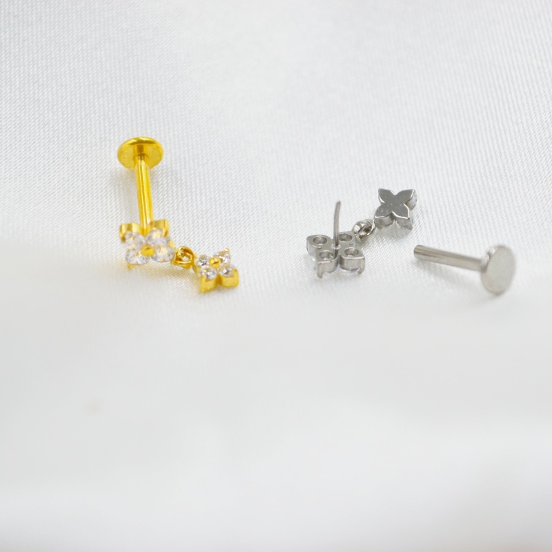 10pcs Body Jewelry G23 Titaniu - огляд і ціна Rook Curved Barbell