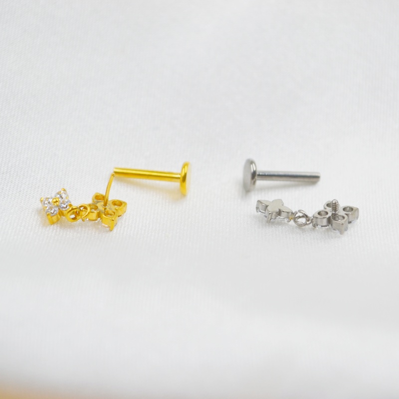 10pcs Body Jewelry G23 Titaniu - огляд і ціна Rook Curved Barbell