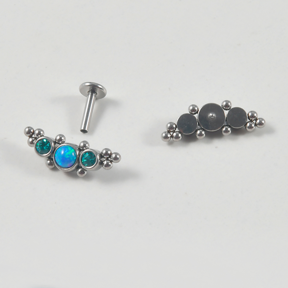 4PCS 316L Surgical Steel 16G   - огляд і ціна Cluster Stud Ear