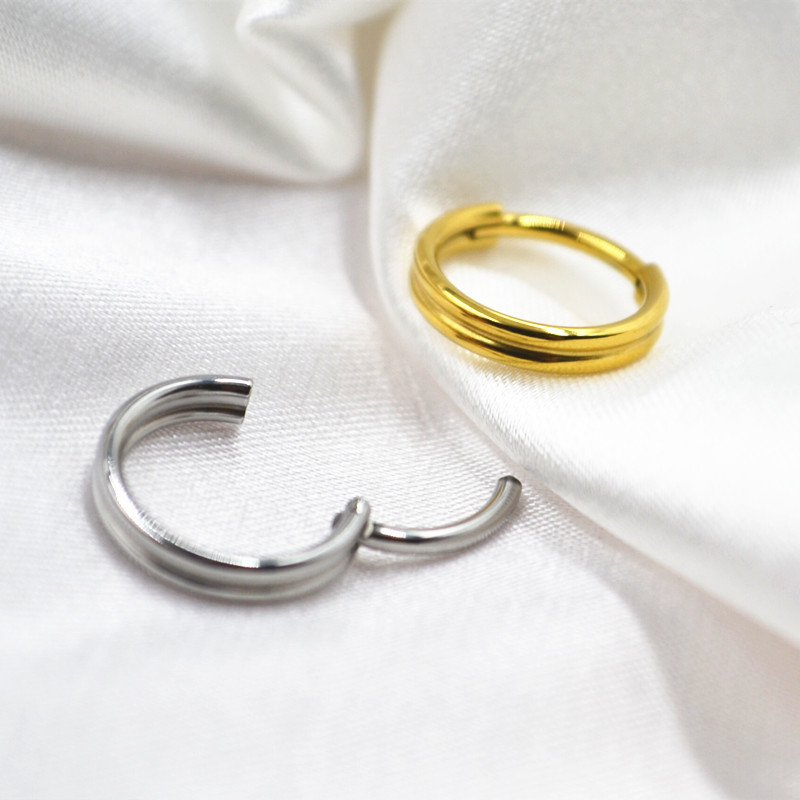 20pcs 316L Stainless Steel Pie - огляд і ціна Clicker Ring Seamless