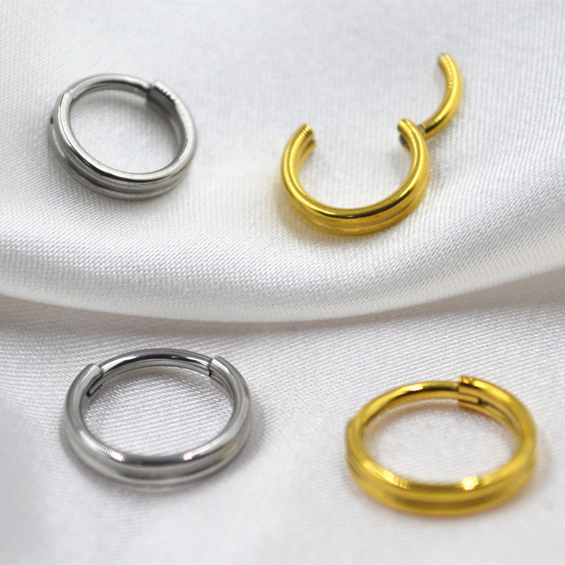 20pcs 316L Stainless Steel Pie - огляд і ціна Clicker Ring Seamless