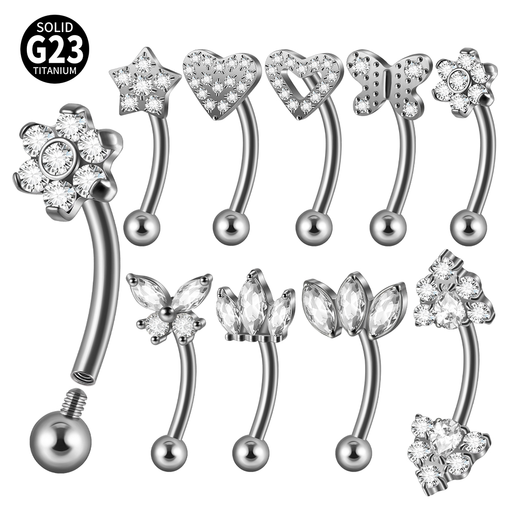 Dreamlee 1Pc G23 Titanium Rook - огляд і ціна Rook Curved Barbell
