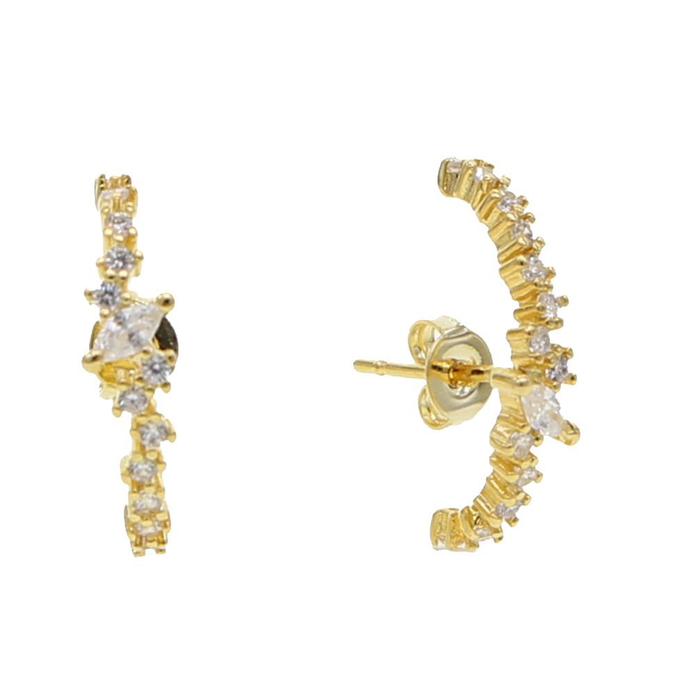sparking bling cz cluster stud - огляд і ціна Cluster Stud Ear
