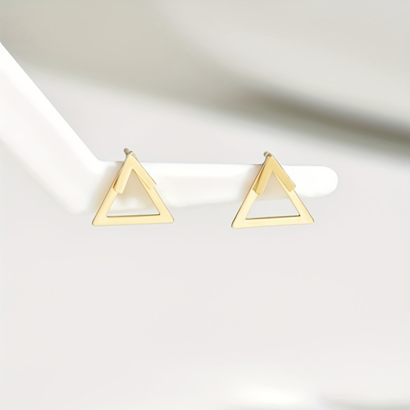 1 Pair Geometric Triangle Stud - огляд і ціна Body Jewelry Earrings