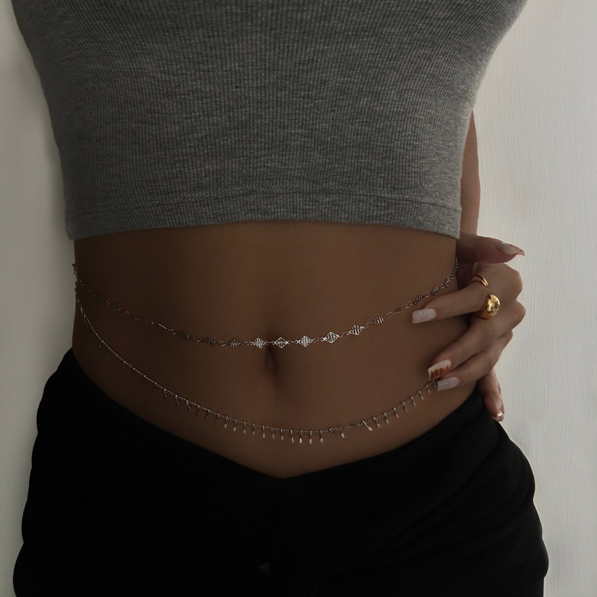Punk Round Stainless Steel Wai - огляд і ціна Body Jewelry Outfit