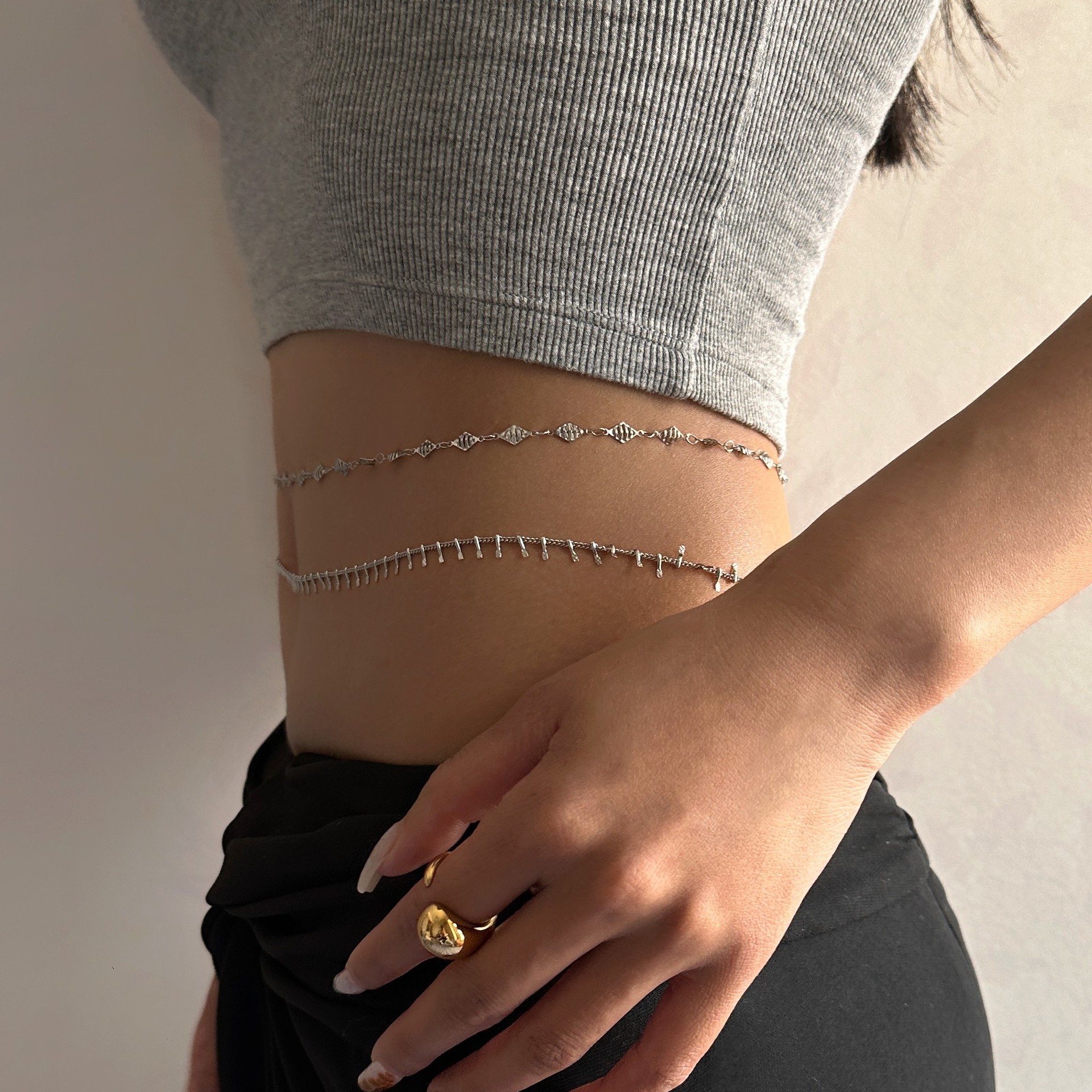 Punk Round Stainless Steel Wai - огляд і ціна Body Jewelry Outfit