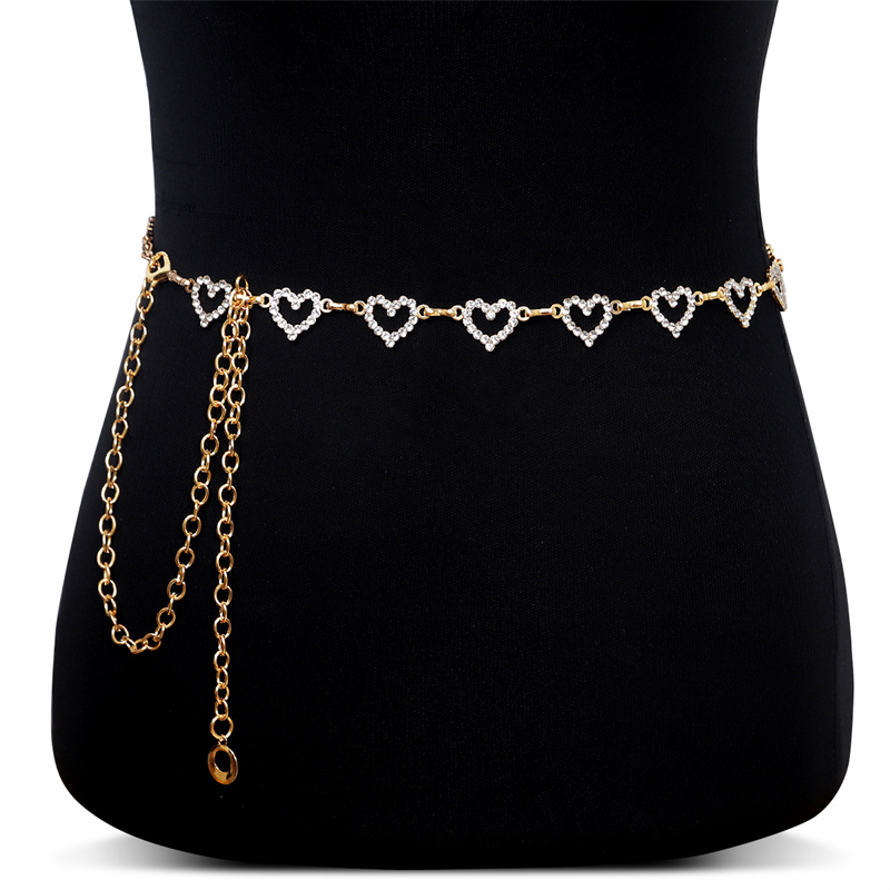 Fashion Rhinestone Heart Waist - огляд і ціна Body Jewelry Outfit