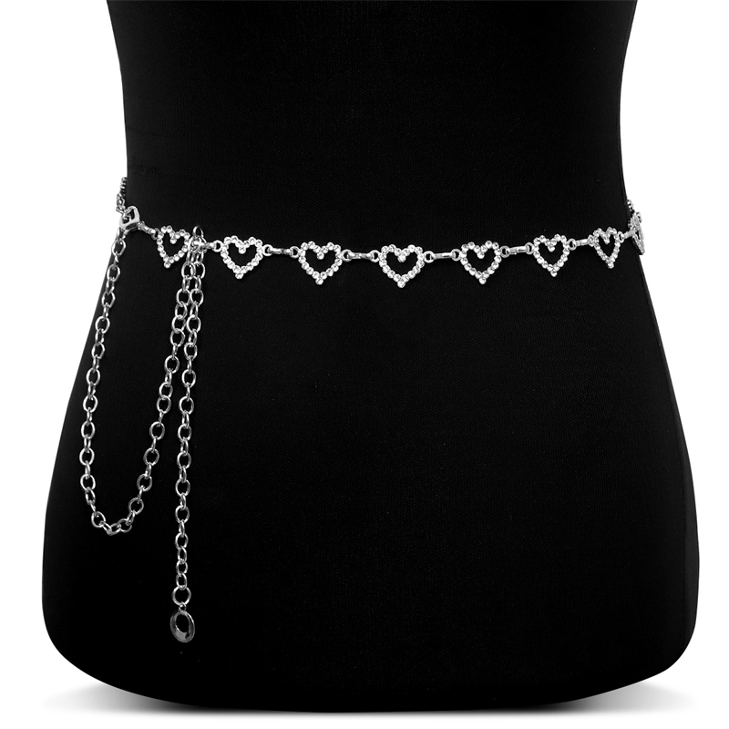 Fashion Rhinestone Heart Waist - огляд і ціна Body Jewelry Outfit