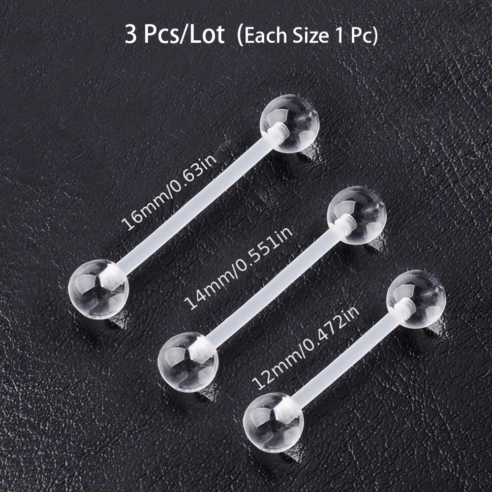 3pcs/Set (Each Size 1pc) Soft  - огляд і ціна Body Jewelry Stores