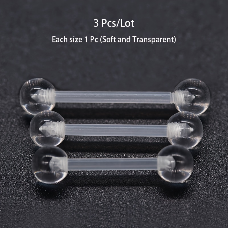 3pcs/Set (Each Size 1pc) Soft  - огляд і ціна Body Jewelry Stores