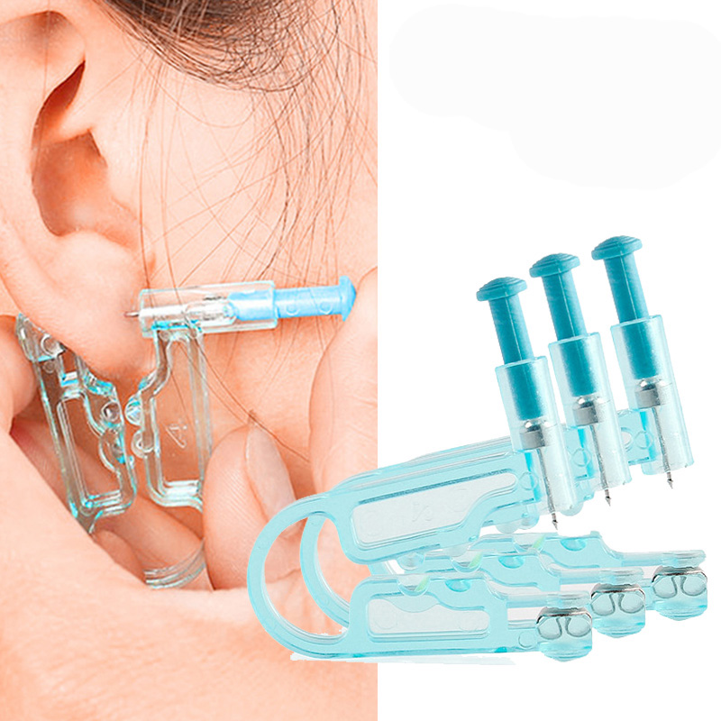 10/200pcs Disposable Blue Ear  - огляд і ціна Body Jewelry Factory