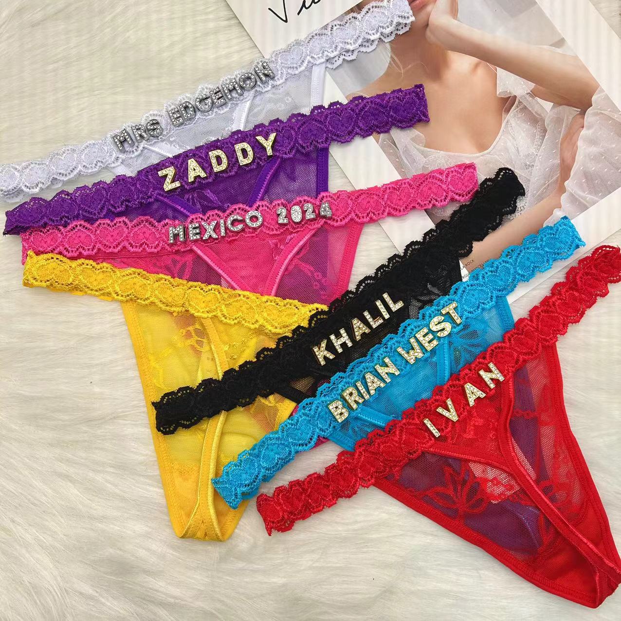 Custom Name Thong Panties with - огляд і ціна Body Jewelry Names