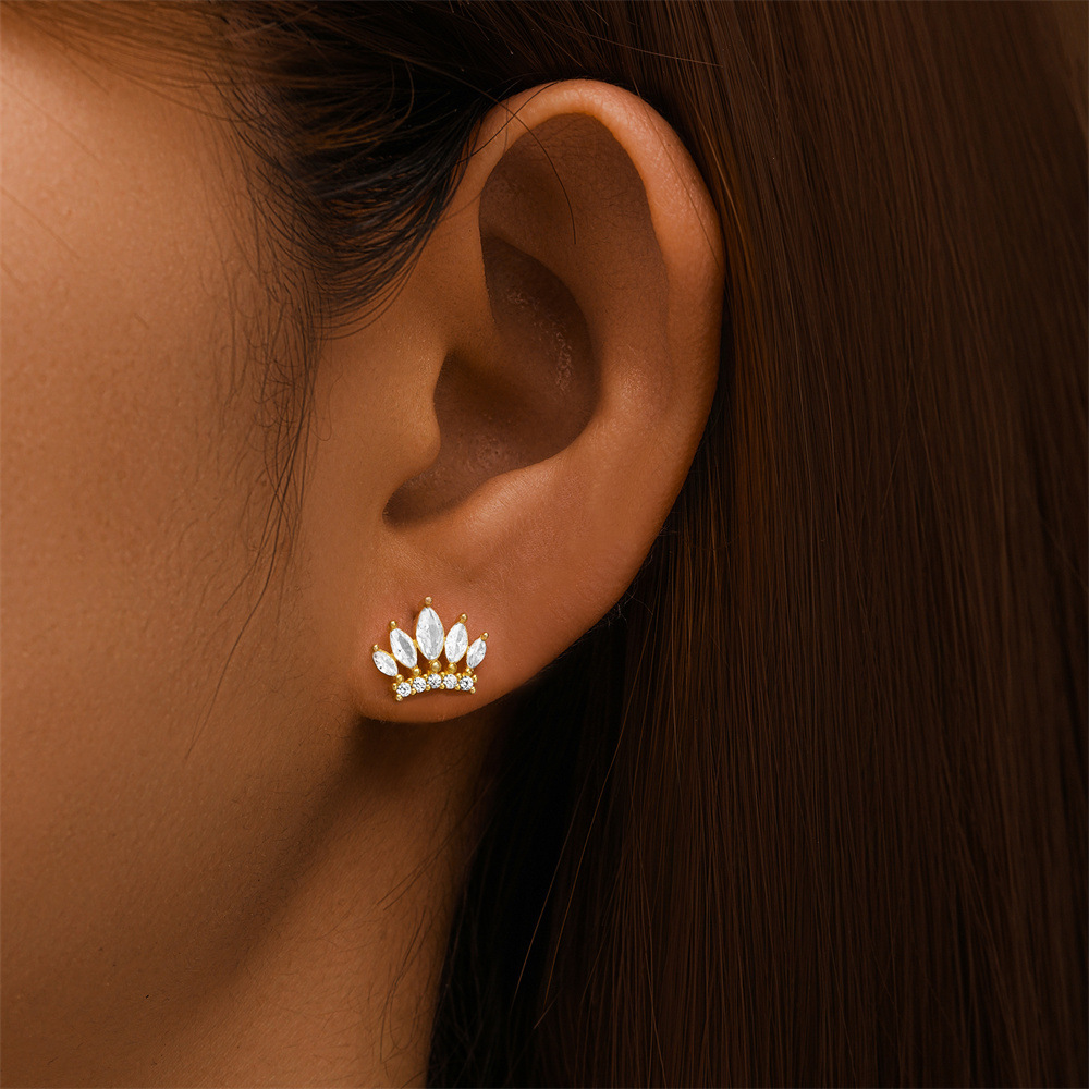Glowshe 100% 925 Sterling Silv - огляд і ціна Body Jewelry Cartilage Earrings