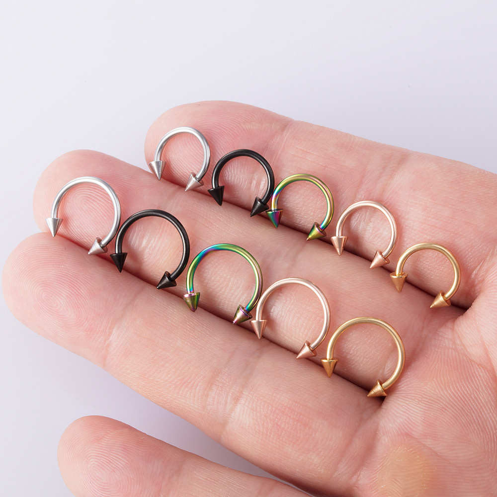 New simple stainless steel C-t - огляд і ціна Body Jewelry Types