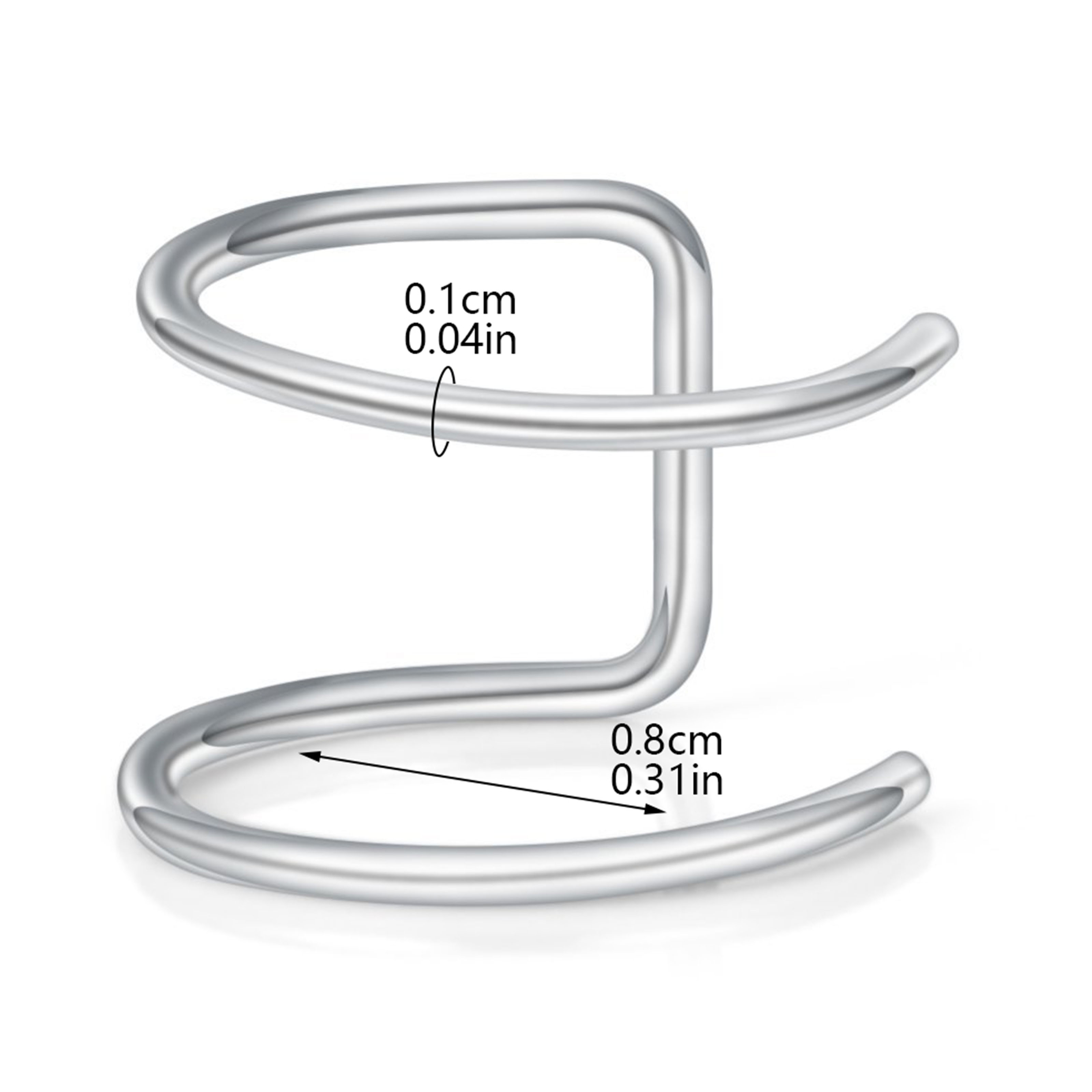 2pcs New No-Piercing Ear Cuffs - огляд і ціна Body Jewelry Cartilage Earrings