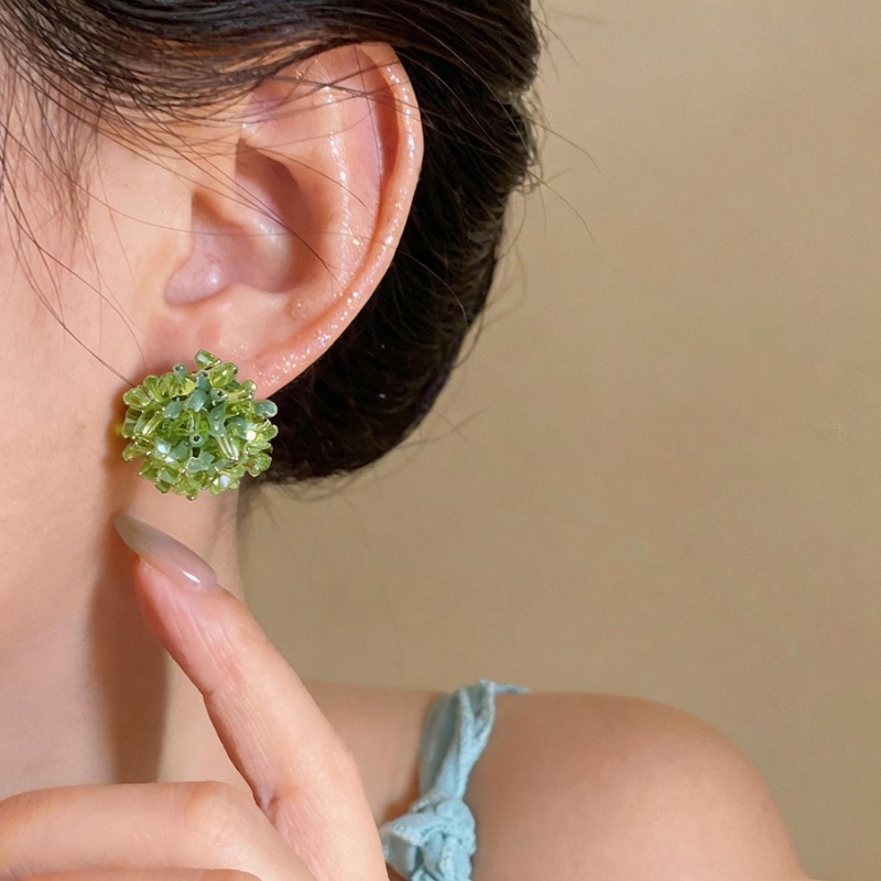 Fresh Handmade Flower Cluster  - огляд і ціна Cluster Stud Ear