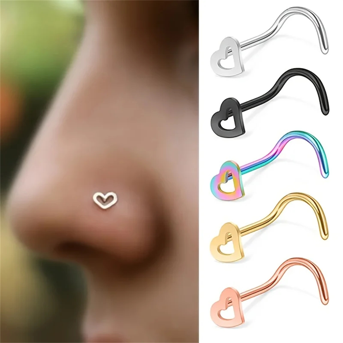 EVISPOL 5Pcs Fashion Hollow He - огляд і ціна Body Jewelry Types