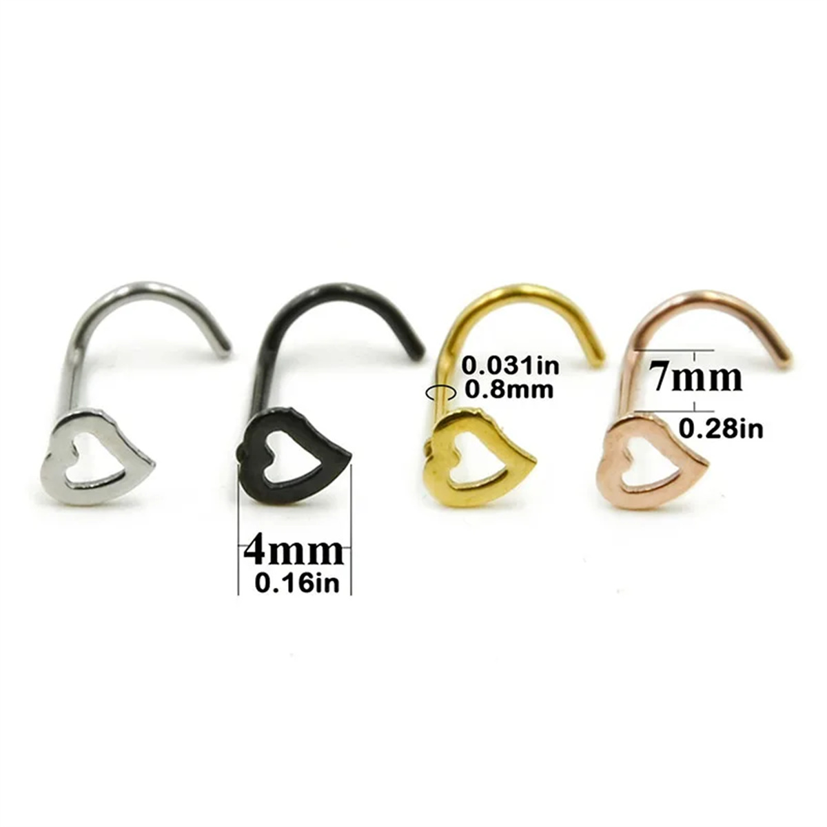 EVISPOL 5Pcs Fashion Hollow He - огляд і ціна Body Jewelry Types