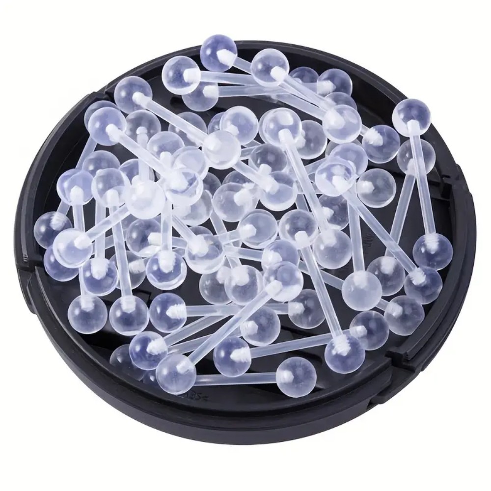 JKC Store 10pcs Acrylic Barbel - огляд і ціна Body Jewelry Stores