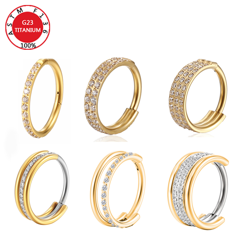 G23 Titanium Nose Ring Implant - огляд і ціна Clicker Ring Seamless