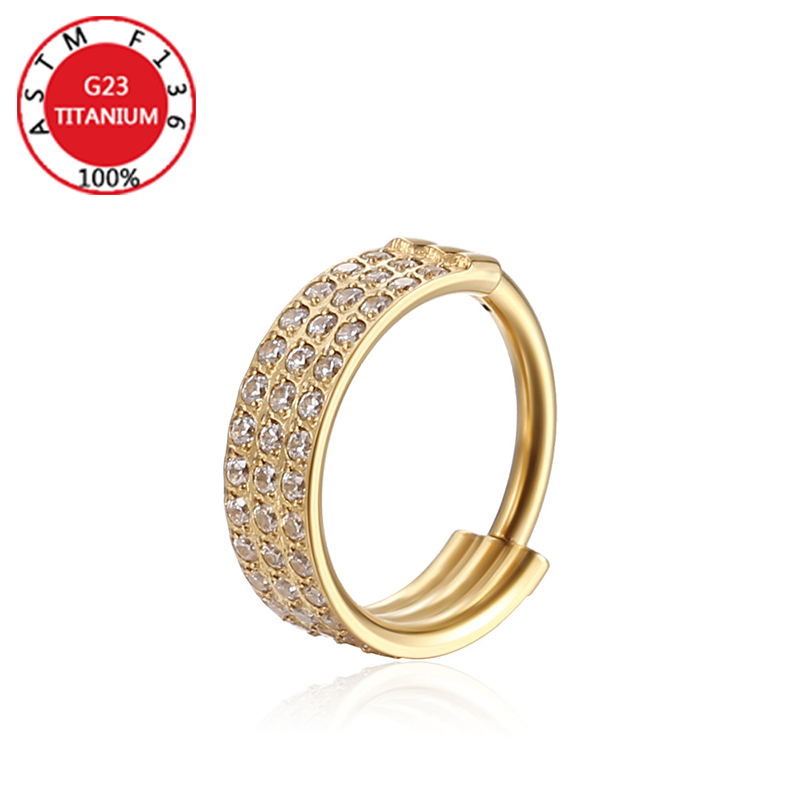 G23 Titanium Nose Ring Implant - огляд і ціна Clicker Ring Seamless
