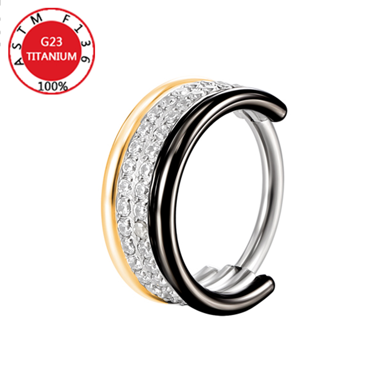 G23 Titanium Nose Ring Implant - огляд і ціна Clicker Ring Seamless