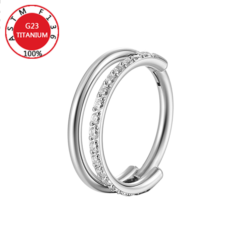 G23 Titanium Nose Ring Implant - огляд і ціна Clicker Ring Seamless