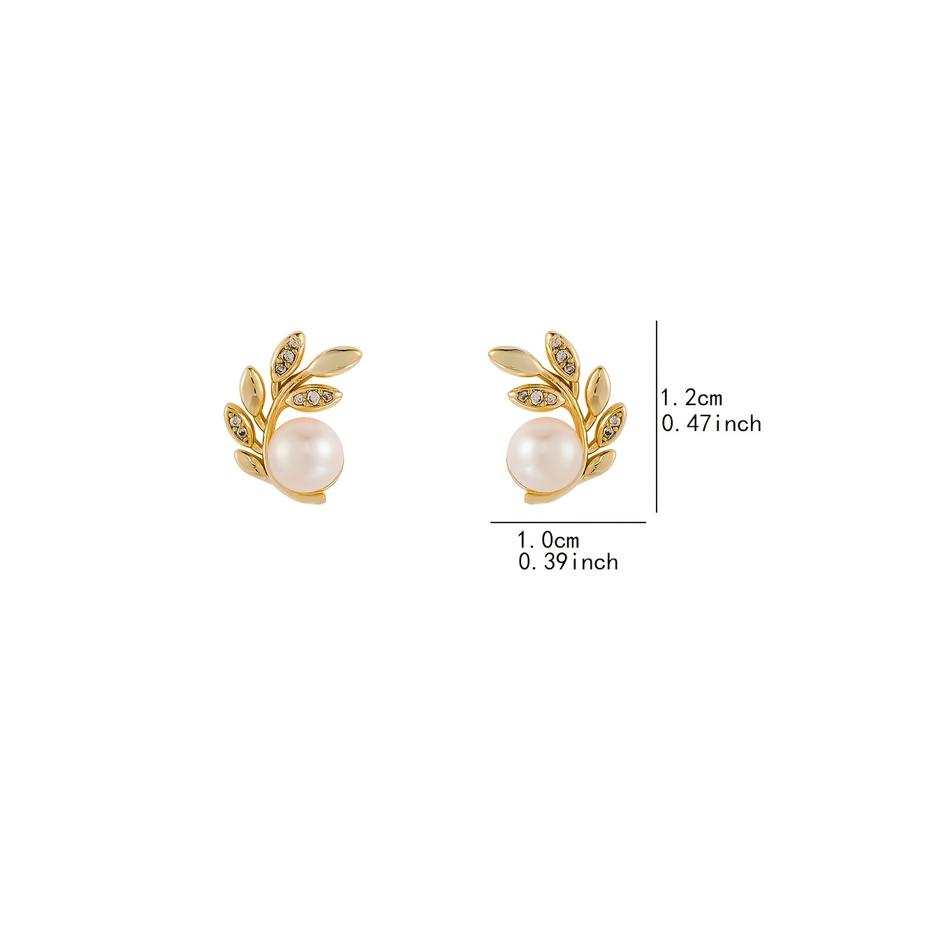 [NEW] 1 Pair, Leaf-Shaped Bead - огляд і ціна Body Jewelry Earrings