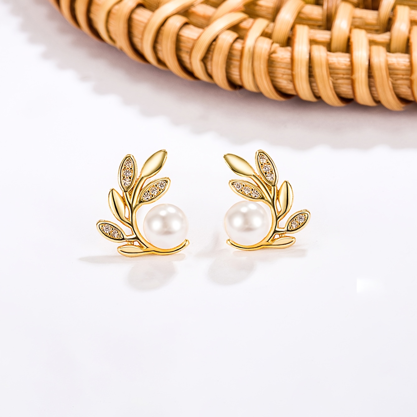 [NEW] 1 Pair, Leaf-Shaped Bead - огляд і ціна Body Jewelry Earrings