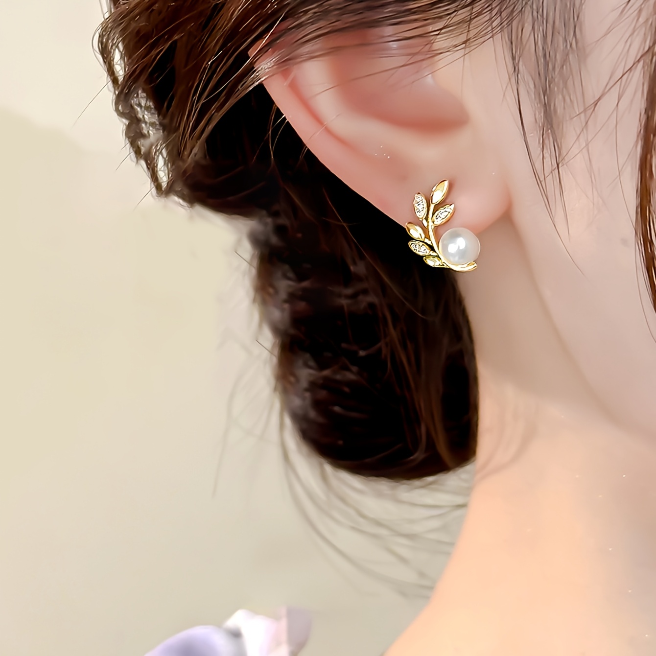 [NEW] 1 Pair, Leaf-Shaped Bead - огляд і ціна Body Jewelry Earrings