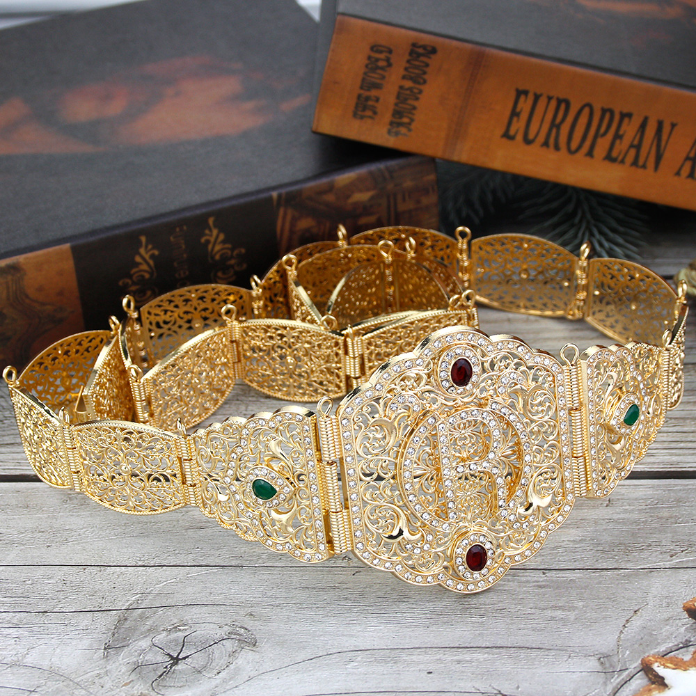 Gold Color Moroccan Kaftan Bel - огляд і ціна Body Jewelry Europe
