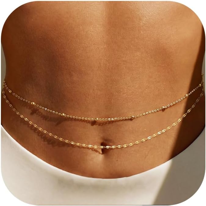 14K Gold Plated Waist Chain Wo - огляд і ціна Body Jewelry Outfit
