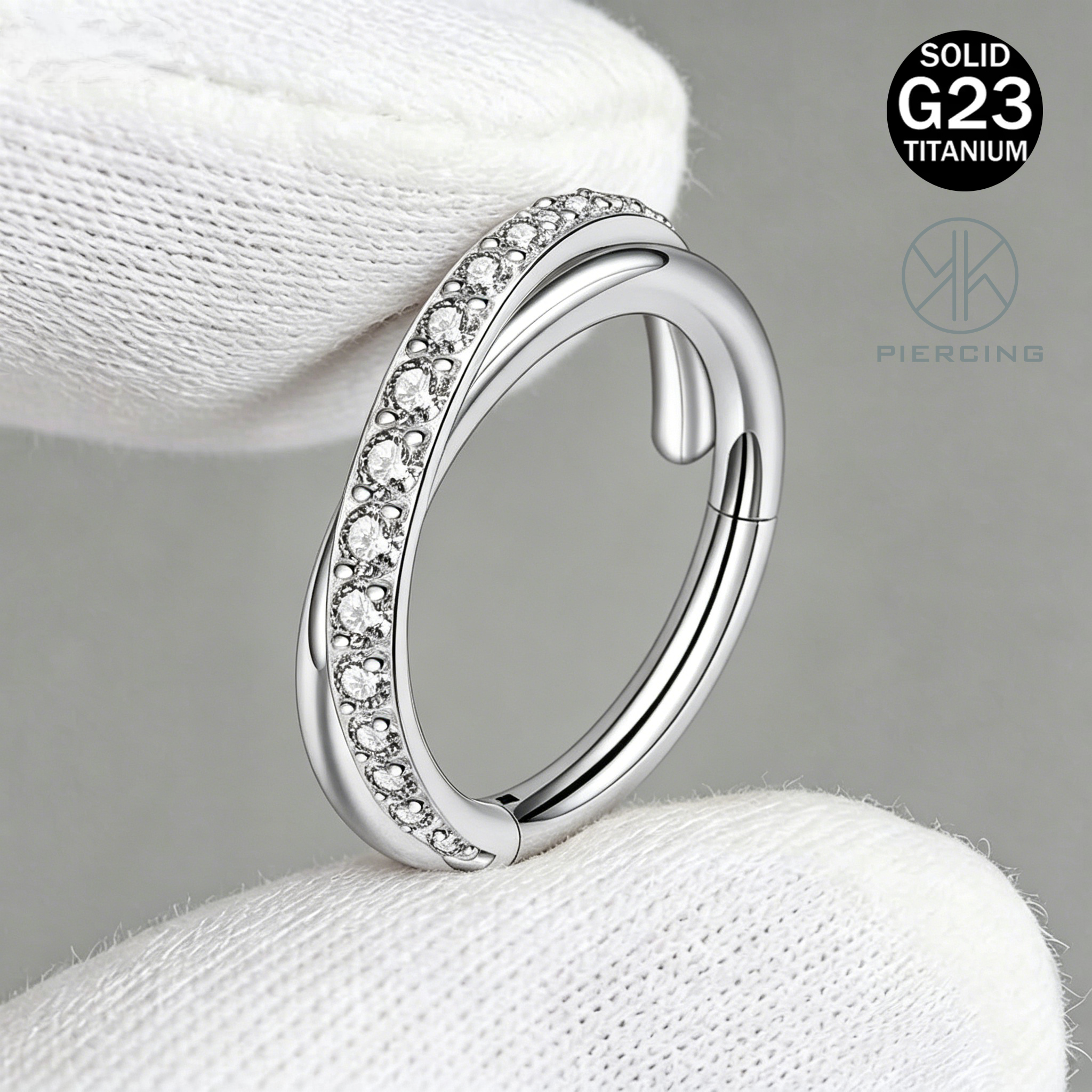 1pcs 16G Cartilage Earring Hoo - огляд і ціна Clicker Ring Seamless