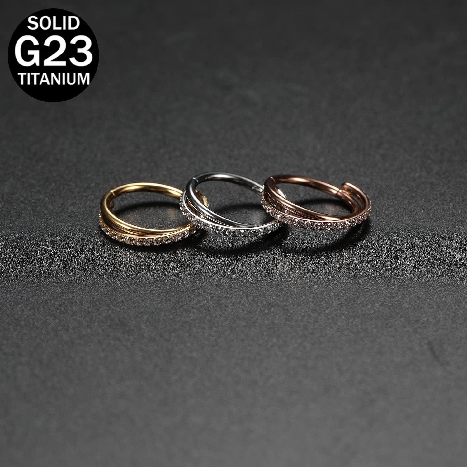1pcs 16G Cartilage Earring Hoo - огляд і ціна Clicker Ring Seamless