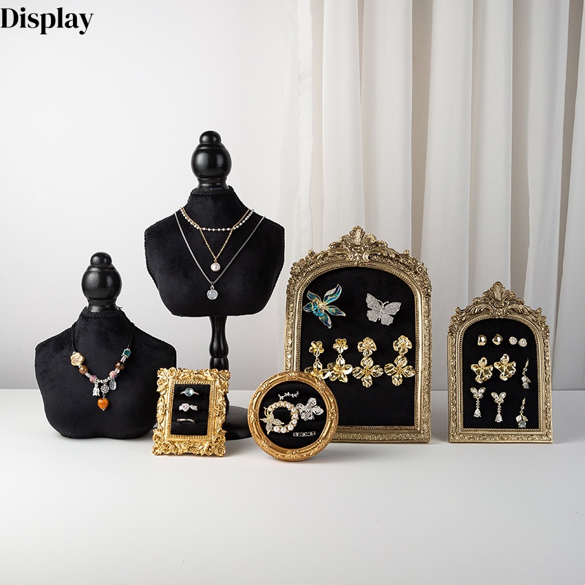 Black Velvet Bust Form Jewelry - огляд і ціна Body Jewelry Stores