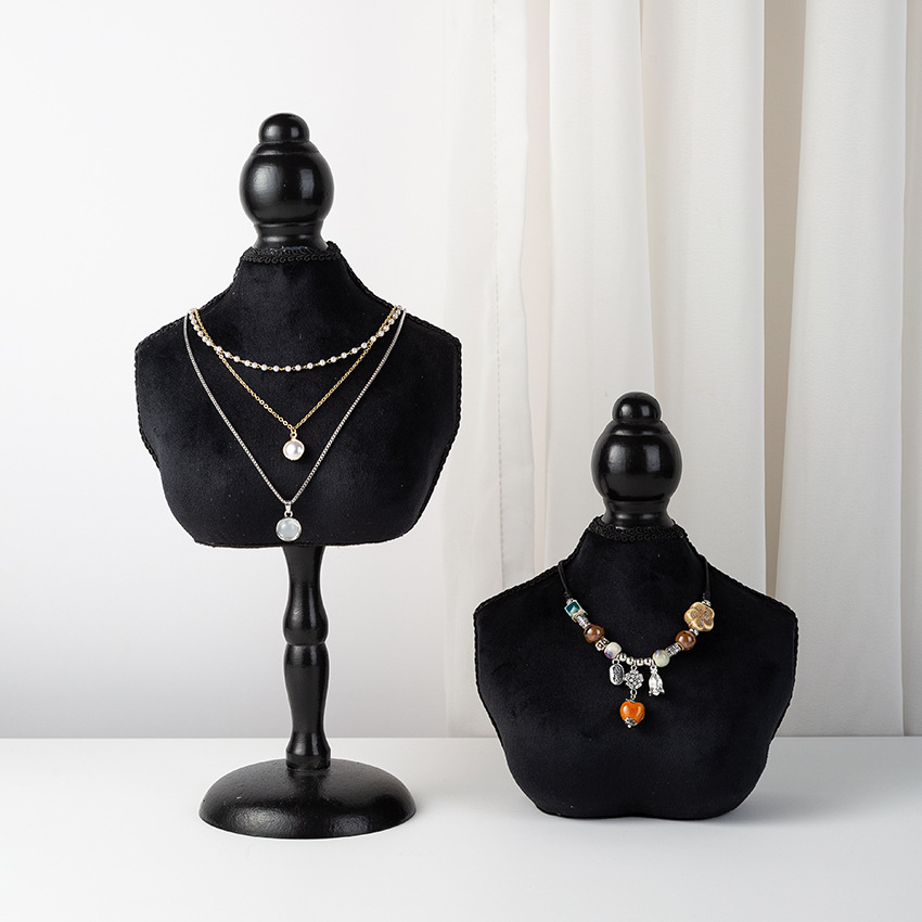 Black Velvet Bust Form Jewelry - огляд і ціна Body Jewelry Stores