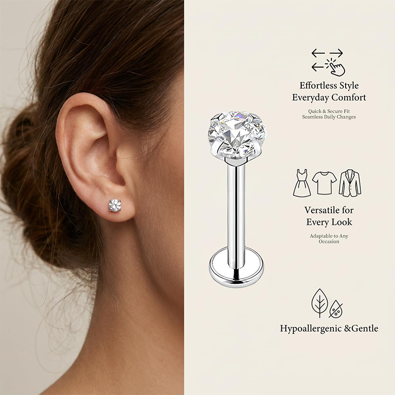 20G/18G/16G Surgical Stainless - огляд і ціна Body Jewelry Earrings